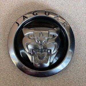 Jaguar Silver and Black Emblem